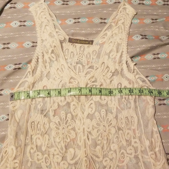 Finn & Clover Lace See Through Tank - Picture 5 of 7